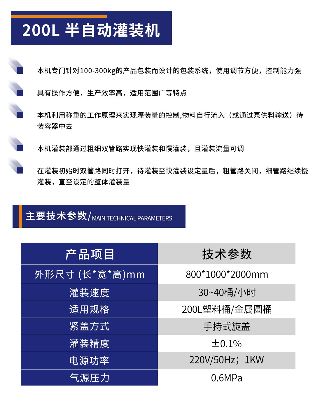 液体灌装机,称重灌装机,定量灌装机