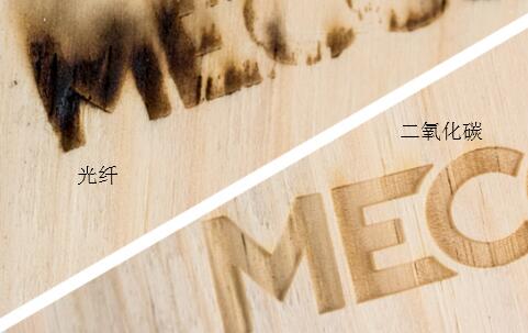 光纤激光打标机雕刻木材