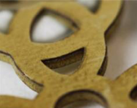 激光切割1mm厚的黄铜